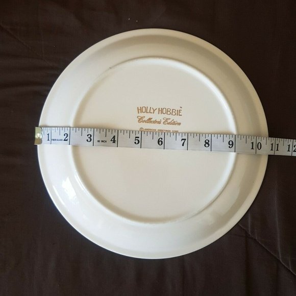 Holly Hobbie Collector Collector's Edition Happy is the Home Plate 1972 Vintage - Picture 11 of 12